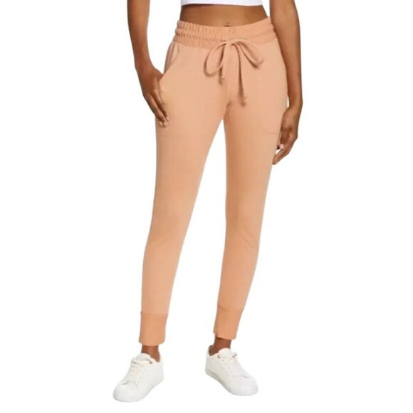 Free People Movement Sunny Joggers Sweatpants‎ Sunbaked Drawstring Waist Women M - Picture 1 of 15